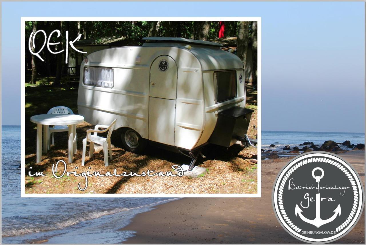 Ddr Wohnwagen Qek Direkt Am Strand Dranske Εξωτερικό φωτογραφία